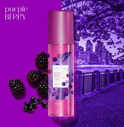 Colonia Colors In Nature Purple Berry, 200 Ml Ésika