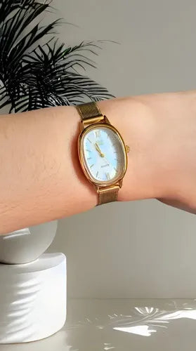 Reloj Mujer Opulence Oriflame Dorado Blanco