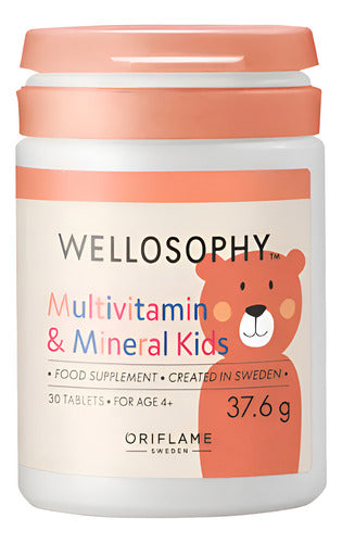 Multivitaminas Y Minerales Masticable Oriflame 30 Cp Frambuesa