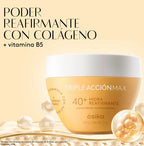 Crema Ésika Hidra Reafirmante 40+ Triple Acción Max 200g Normal Día/noche