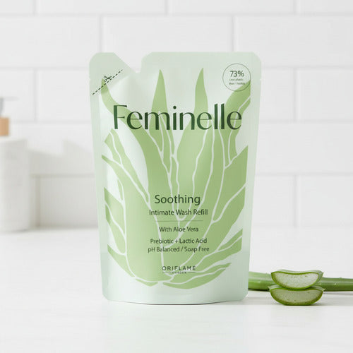 Repuesto Limpiador Íntimo Feminelle Aloe Vera Oriflame 300ml