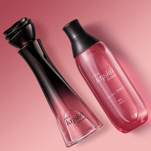 Kit Perfume Kriska Drama 100ml Y Body Splash 200ml Natura