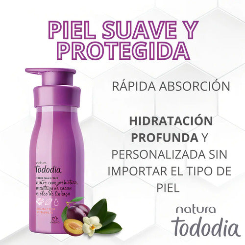 Crema Corporal Natura Tododia Ciruela Y Flor Vainilla 400ml Ciruela/flor De Vainilla