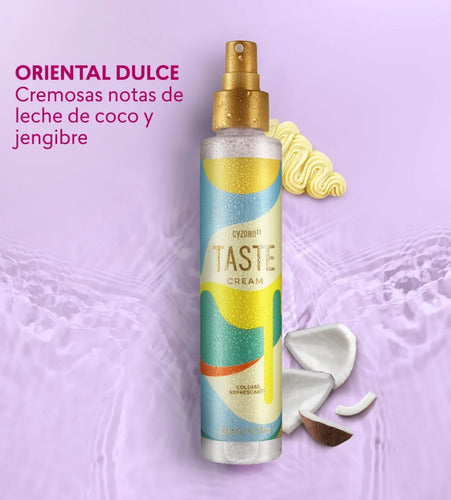 Colonia Refrescante Taste Para Mujer Cyzone 200ml Taste Cream
