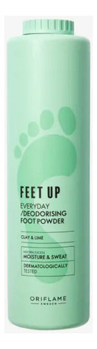 Talco Pies Feet Up Everyday, Olor Clay And Lime. Oriflame