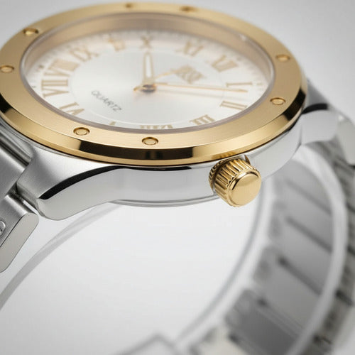 Oriflame Reloj Metro Mujer Plateado Blanco
