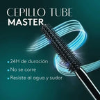 Máscara De Pestañas Ésika Mega Tubing Extensions  8g Negro Negro