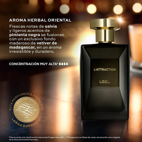 Perfume De Hombre L'bel L'attraction De 100 Ml