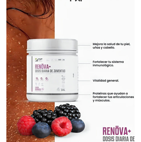 Pack X2 Colágeno Hidrolizado De Bovino Renova+ Fwp Berries