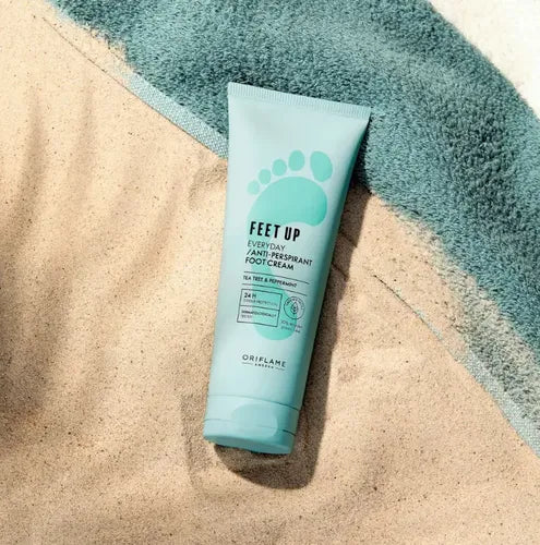 Crema Antitranspirante Feet Up Everyday Oriflame 75ml Árbol De Té