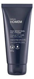 Homem Jabon En Gel 4 En 1 Natura 200g