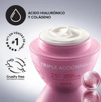 Crema Facial Hidra Nutritiva Triple Acción 25+ Esika 200g Normal Día/noche
