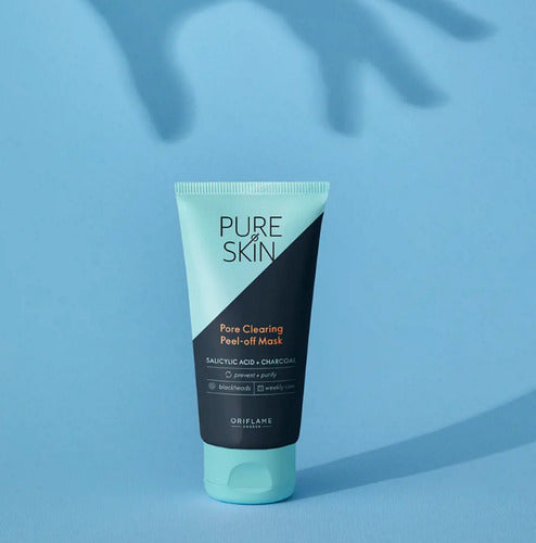 Mascarilla De Carbón Peel-off Pure Skin Oriflame 50ml Todo Tipo De Piel