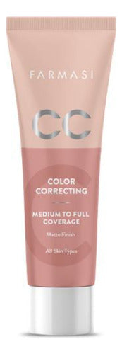 Farmasi Cc Cream Tono 03 Medio 30ml Acabado Mate Cobertura Media Spf 25 03 Medium