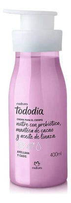 Crema Natura Todo Dia Para El Cuerpo 400 Ml Avellana Y Casis