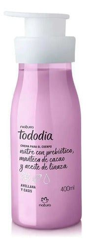Crema Natura Todo Dia Para El Cuerpo 400 Ml Avellana Y Casis