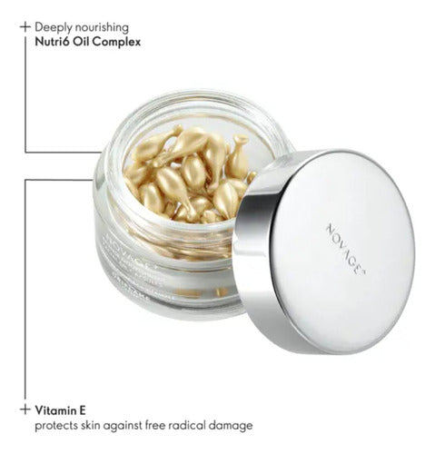 30 Cápsulas Rest Con Aceites Naturales Novage+ Oriflame Todo Tipo De Piel Día/noche
