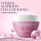 Crema Facial Hidra Nutritiva Triple Acción 25+ Esika 200g Normal Día/noche