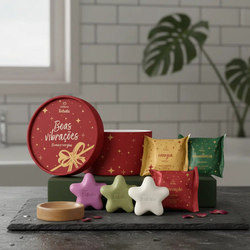 Caja Regalo Jabón Barra Estrellas Tododia X6 Unid 50g Natura