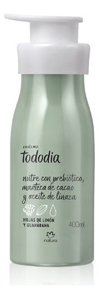 Crema Nutritiva Corporal Hojas De Limón Y Guanábana Tododia Natura 400ml