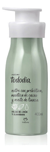 Crema Nutritiva Corporal Hojas De Limón Y Guanábana Tododia Natura 400ml