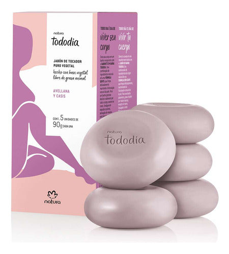 Jabones X5 Natura Tododia De Avellana Y Cassis