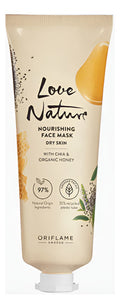 Mascarilla Facial Nutritiva Chía Y Miel Love Nature Oriflame Todo Tipo De Piel