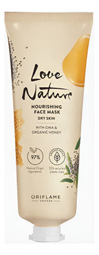 Mascarilla Facial Nutritiva Chía Y Miel Love Nature Oriflame Todo Tipo De Piel