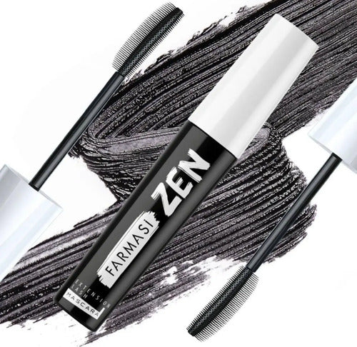 Máscara De Pestañas Zen Extension Lash Farmasi Color Negro Negro