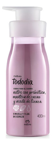 Crema Corporal Natura Ciruela Y Cerezo Todo Dia 400ml Ciruela Y Cerezo