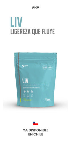 Liv  Fibra + Probióticos En Polvo Fwp Doypack 280 G Manzana Verde