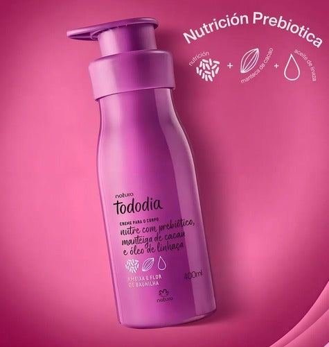Crema Corporal Natura Tododia Ciruela Y Flor Vainilla 400ml Ciruela/flor De Vainilla
