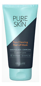 Mascarilla De Carbón Peel-off Pure Skin Oriflame 50ml Todo Tipo De Piel