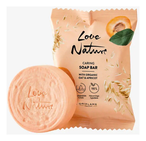 Jabón En Barra  Avena Y Damasco  Natural Y Orgánico