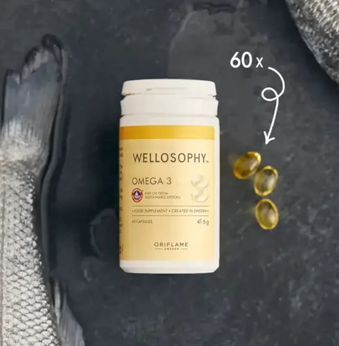 Aceite De Pescado Con Omega 3 Oriflame 60 Cápsulas Sin Sabor