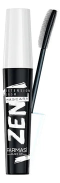 Máscara De Pestañas Zen Extension Lash Farmasi Color Negro Negro
