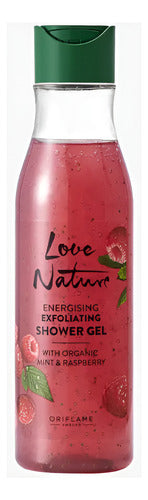 Gel Ducha Exfol. Menta Frambuesa Love Nature Oriflame 250ml