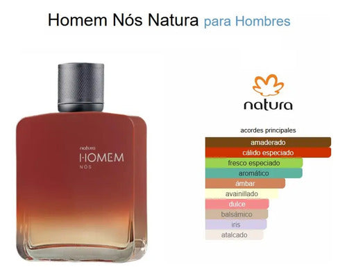 Perfume Homem Nos Para Hombre Natura 100ml