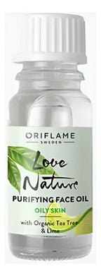 Aceite Purificante Love Nature Oriflame Tea Tree & Lime 10ml Todo Tipo De Piel Día/noche