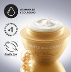 Crema Ésika Hidra Reafirmante 40+ Triple Acción Max 200g Normal Día/noche
