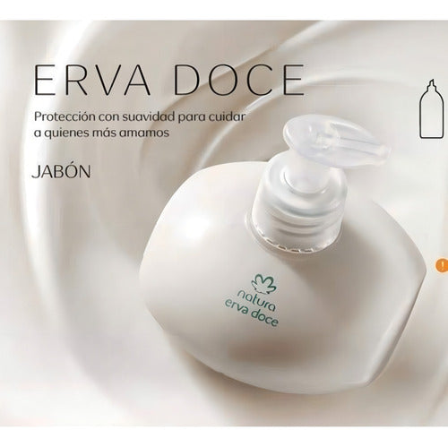 Jabon Vegano Liquido Cremosos Para Manos Erva Doce® Natura