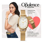 Reloj Mujer Opulence Oriflame Dorado Blanco