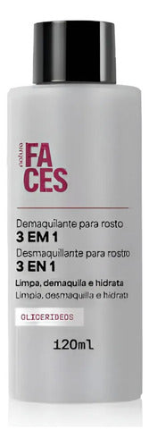 Desmaquillante Para Rostro 3 En 1 Línea Faces Natura 120ml