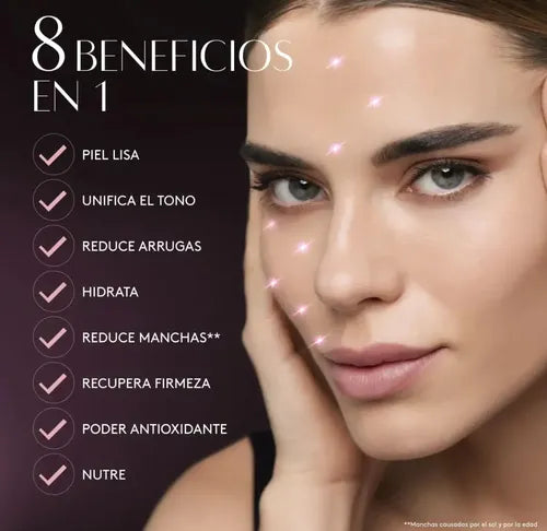 Crema Facial Antiedad Supreme 8 En 1 Multi Accion Esika 50g Normal A Seca Día