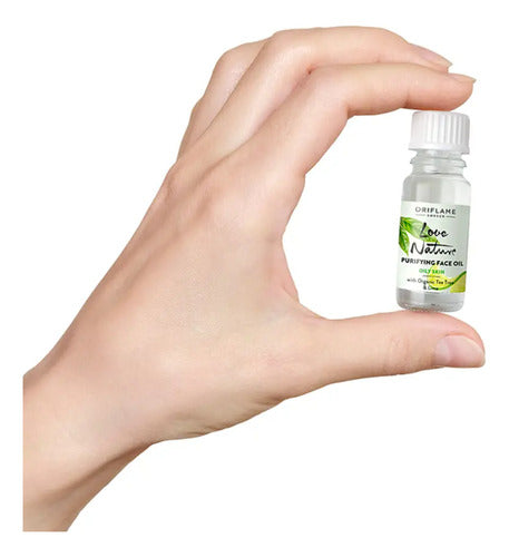 Aceite Purificante Love Nature Oriflame Tea Tree & Lime 10ml Todo Tipo De Piel Día/noche