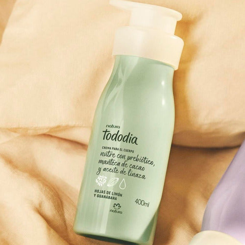 Crema Nutritiva Corporal Hojas De Limón Y Guanábana Tododia Natura 400ml