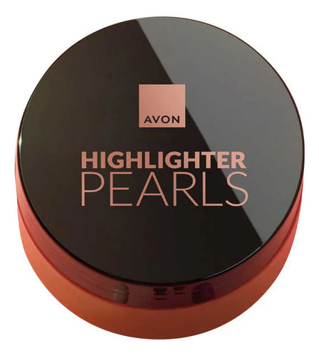 Perlas Efecto Iluminador Highlighter Pearls Avon 28g Tono Del Maquillaje Light Peach