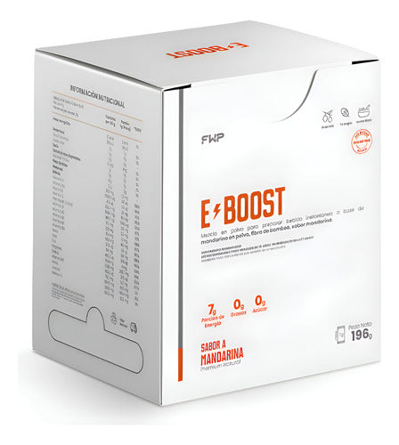 Fwp E-boost Energizante En Sachet, Suplemento Natural Mandarina