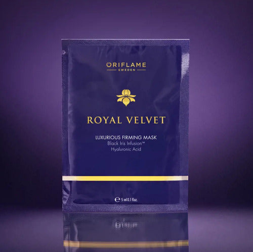 5 Mascarillas Faciales Royal Velvet Oriflame 5ml C/u Todo Tipo De Piel