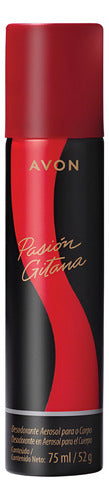 Desodorante Para El Cuerpo Pasión Gitana De Mujer Avon 75 Ml